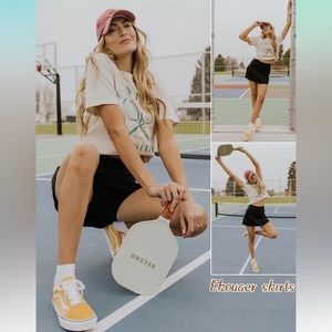 Ekouaer Active Performance Comfy Cute Skort in Sz Xl NWT